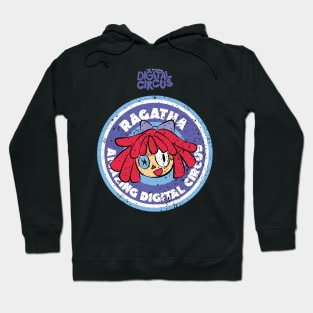 RAGATHA CIRCLE EMBLEM: THE AMAZING DIGITAL CIRCUS (GRUNGE STYLE) Hoodie